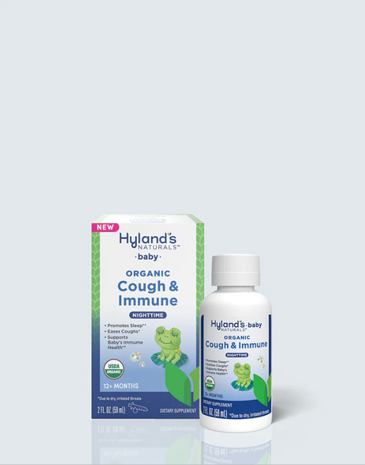 Hyland's Baby Organic Cough & Immune, Nighttime, 2 fl oz