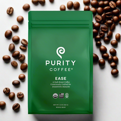EASE: Whole Bean Organic Dark Roast Coffee, 12oz