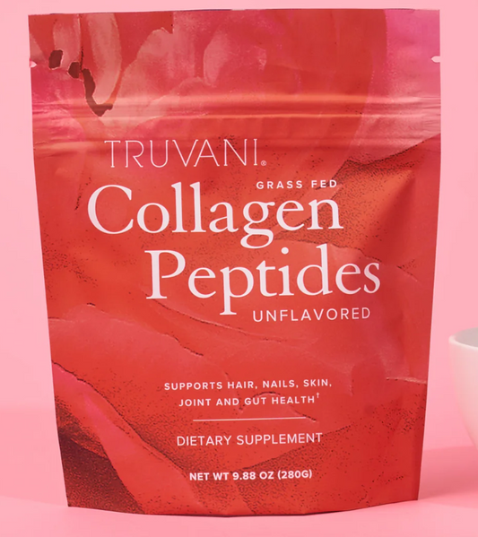 Collagen Peptides, Unflavored, Supports Hair, Nails, Skin, Joint + Gut Health, Truvani