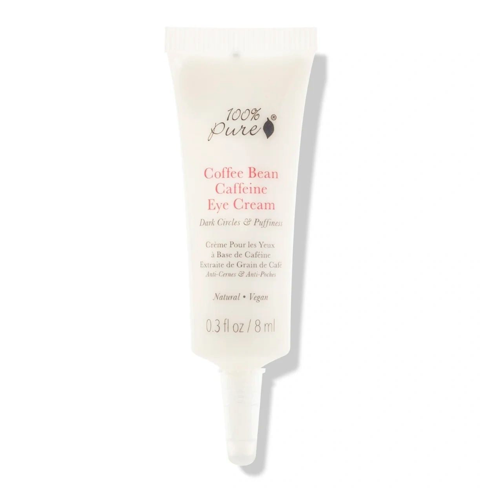 Eye Cream, Coffee Bean Caffeine, 0.3-1 fl oz, 100% Pure