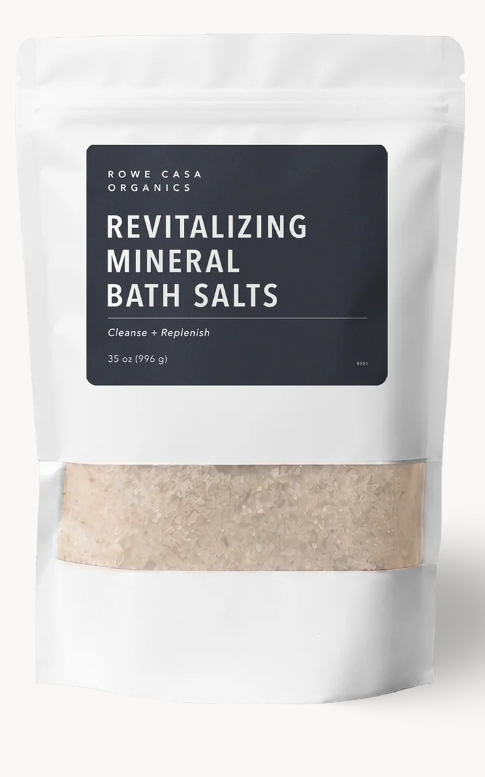 Revitalizing Mineral Bath Salts, (formerly Detox Bath Salts), 35 oz, Rowe Casa Organics