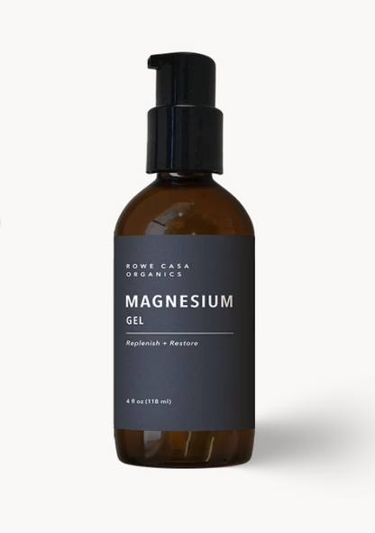 Magnesium Gel, 4oz, Rowe Casa Organics