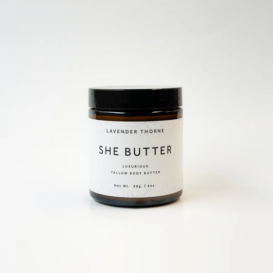 She Butter - Tallow 4 fl oz, Lavender Thorne