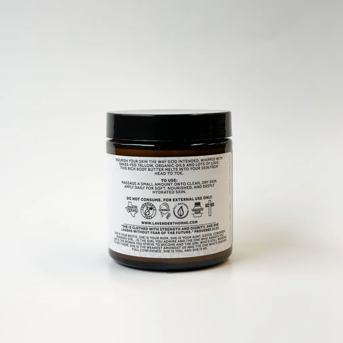 She Butter - Tallow 4 fl oz, Lavender Thorne