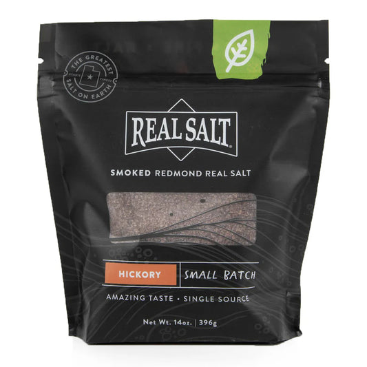 Smoked Hickory Real Salt, 14.0 oz, Redmond Life