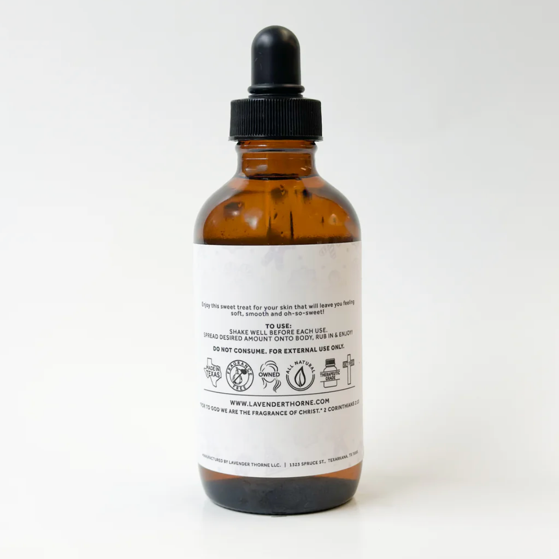 Sugar Cookie Body Oil, 4 fl oz, Lavender Thorne