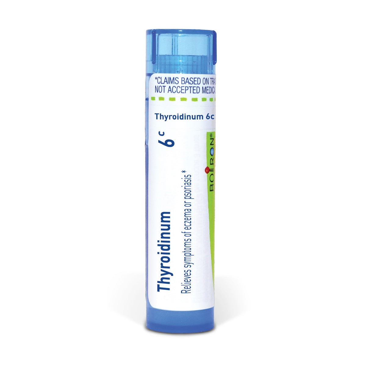 Thyroidinum, Homeopathic Medicine for Relief of Eczema or Psoriasis, Boiron, 80 Pills (Pill Size #40)