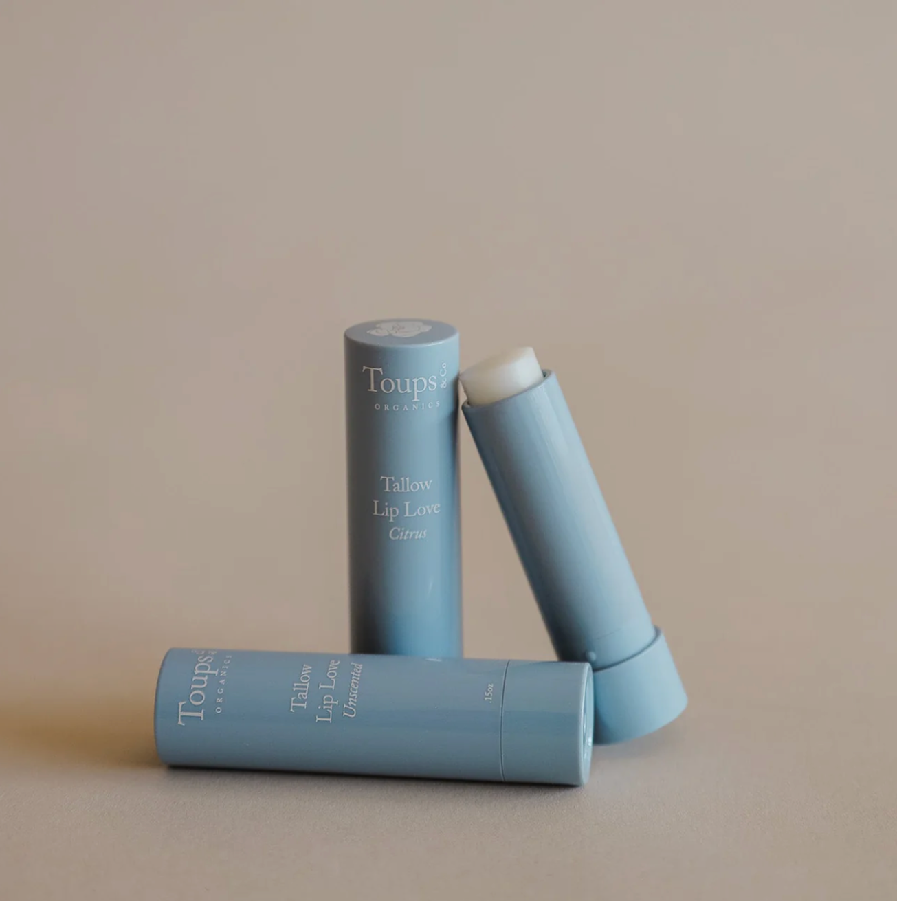 Tallow Lip Balm, Toups & Co Organics