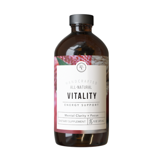 Vitality, Energy Support, Mental Clarity + Focus, Rowe Casa Organics