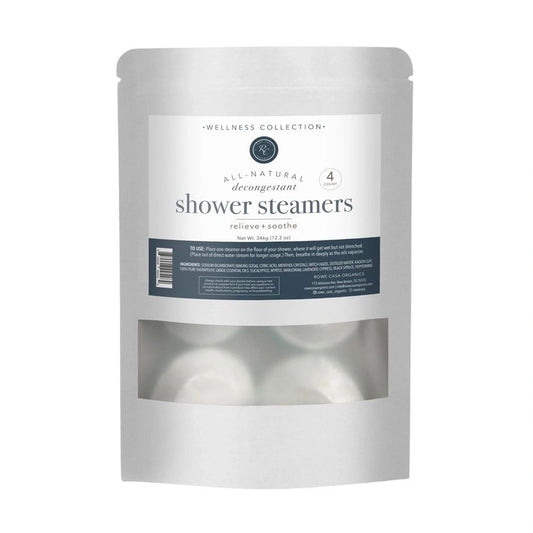 Decongestant Shower Steamers, Relieve + Soothe, 12.2oz, Rowe Casa Organics