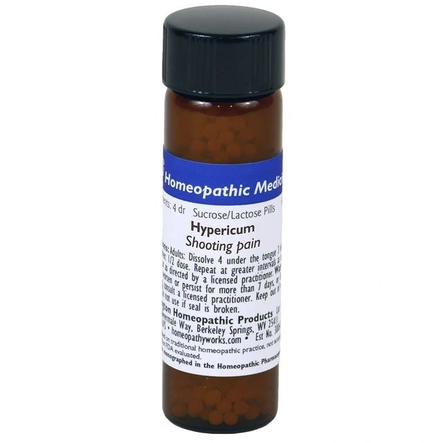 Hypericum Perforatum 30C, 200C, Homeopathic Medicine for Shooting Pain, WHP, 900 Count