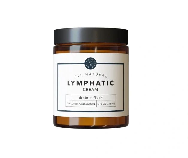 Lymphatic Cream, Drain + Flush, 9 oz, Rowe Casa Organics