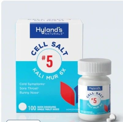 Cell Salt #5 Kali Mur 6x, 100 Tablets, Hyland's