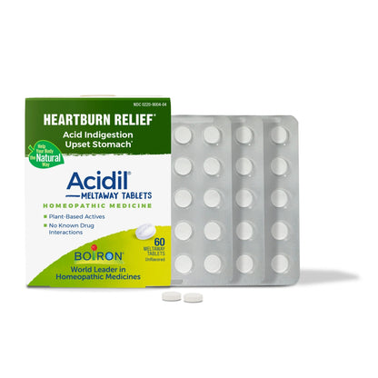 Acidil Meltaway Tablets, Boiron