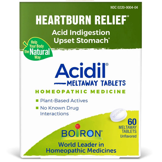 Acidil Meltaway Tablets, Boiron