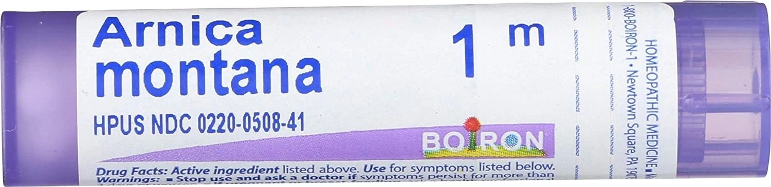 Arnica Montana, 3C, 6C, 12C, 30C, 200CK, 1M, 10M, Homeopathic Medicine for Muscle Pain & Swelling, Boiron, 80 Pills (Pill Size #40)