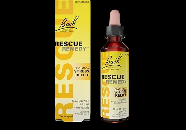 Bach Rescue Remedy Dropper, Natural Stress Relief, 20mL