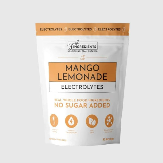 Mango Lemonade Electrolytes, 30 Servings, 9.2oz, Just Ingredients