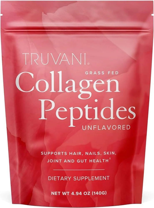 Collagen Peptides, Unflavored, Supports Hair, Nails, Skin, Joint + Gut Health, Truvani