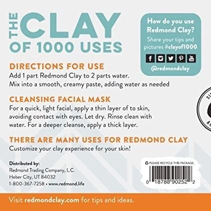 Bentonite Clay, 10oz, Redmond Life