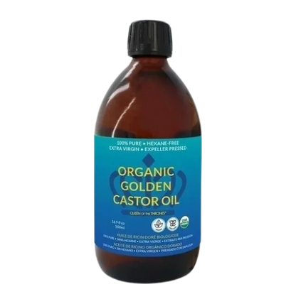 Organic Castor Oil 16.9oz, Hexane-Free, Extra Virgin