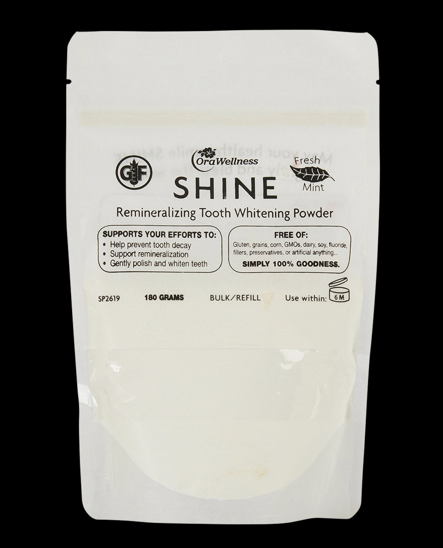 Shine Remineralizing Tooth Whitening Powder, Mint