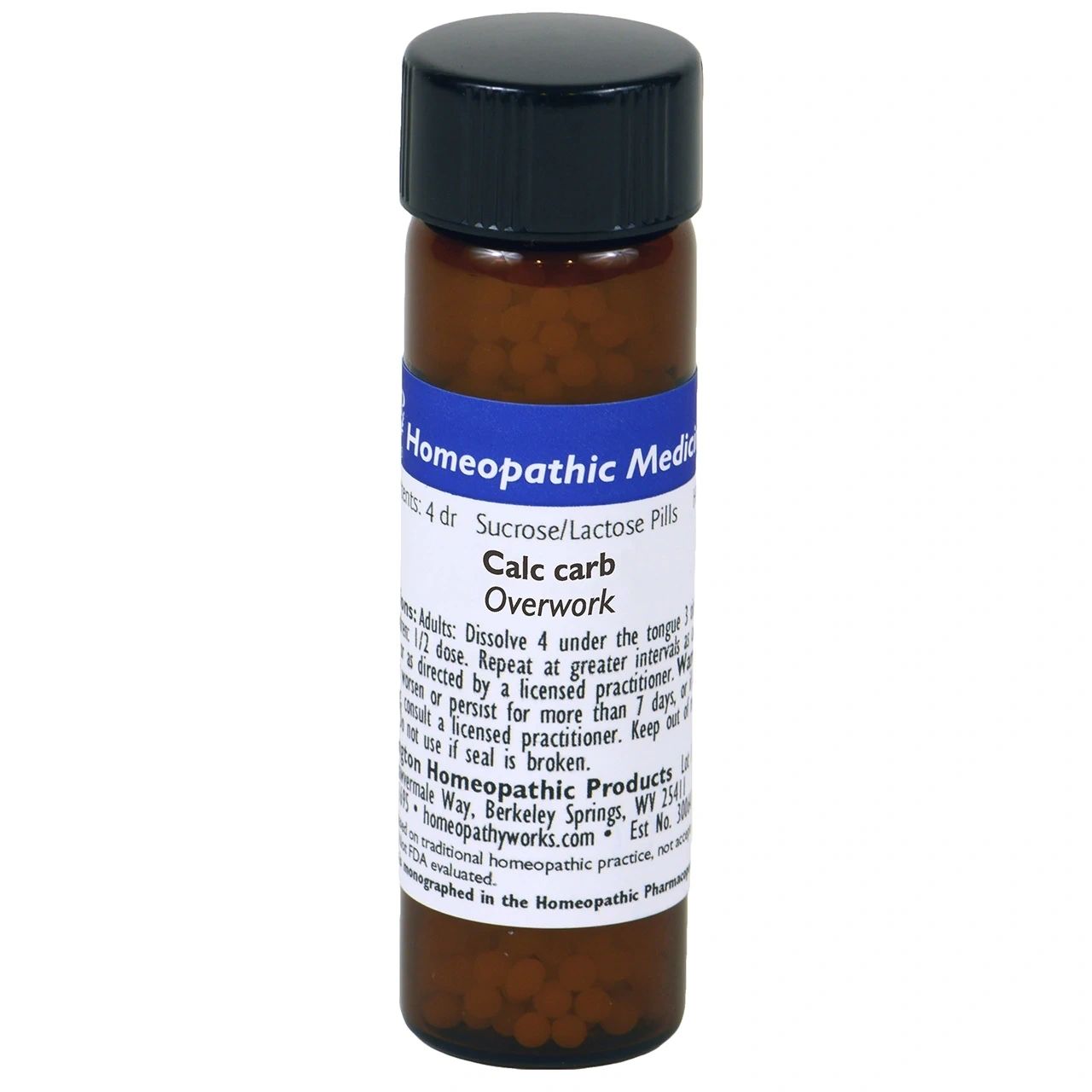 Calcarea Carbonica 30C, 200C, Homeopathic Medicine for Overwork, WHP, 900 Count