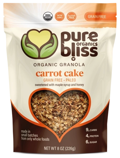 Organic Carrot Cake Paleo Proud Granola