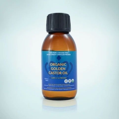 Organic Castor Oil 3.38oz, Hexane-Free, Extra Virgin