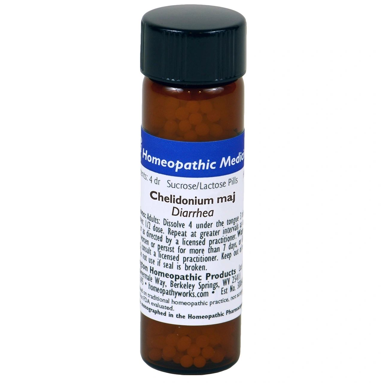 Chelidonium Majus 30C, 200C, Homeopathic Medicine for Diarrhea, WHP, 900 Count