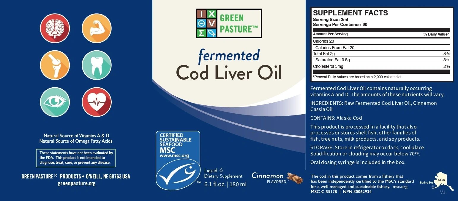 Fermented Cod Liver Oil Liquid