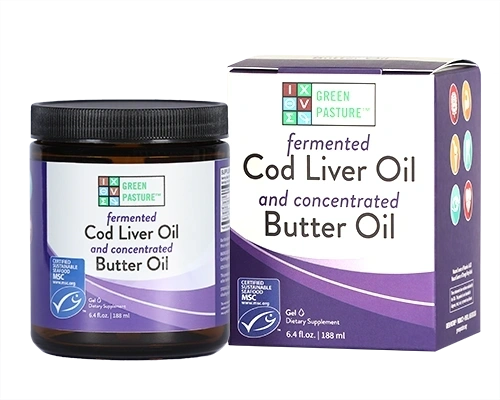 Fermented Cod Liver Oil / Concentrated Butter Oil (Gel)