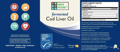 Fermented Cod Liver Oil Liquid