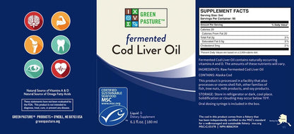 Fermented Cod Liver Oil Liquid