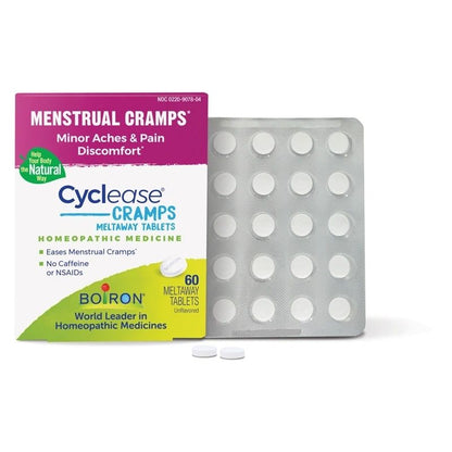 Cyclease Cramps Meltaway Tablets, Homeopathic Medicine for Menstrual Cramps, Boiron