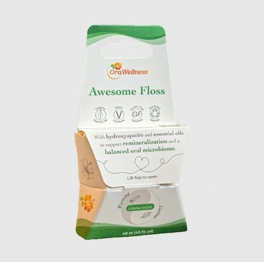 Awesome Floss, Cinna-Mint, 40m, OraWellness