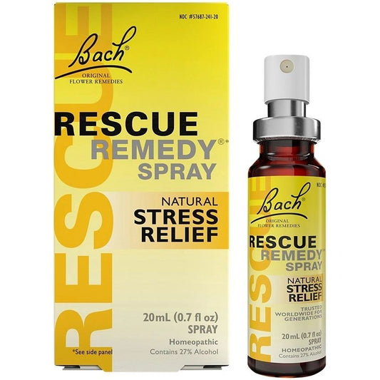 Bach Rescue Remedy Spray, Natural Stress Relief, 20mL