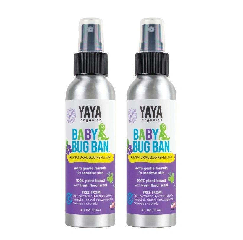 Baby Bug Ban, Natural Mosquito Repellent, 4oz, Yaya Organics