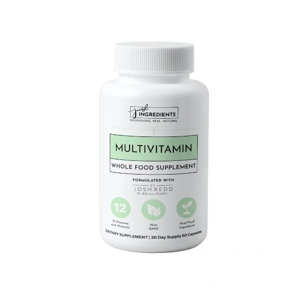 Multivitamin Whole Food Supplement, 60 Capsules, Just Ingredients