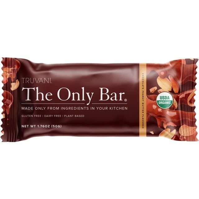 The Only Bar, Chocolate Peanut Butter, Gluten Free, Dairy Free, Truvani