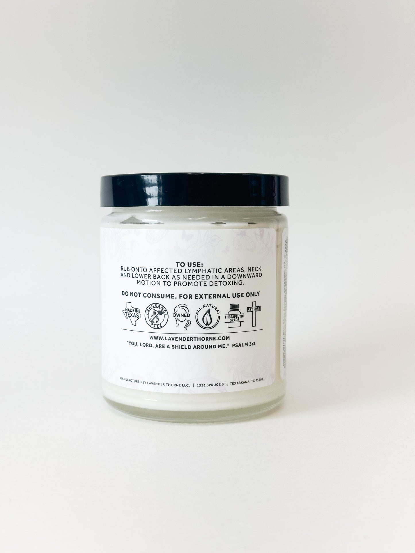 Detox Lotion - Lymphatic Cream, 8oz, Lavender Thorne