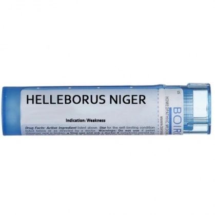 Helleborus Niger, 30C, 200C, Homeopathic Medicine for Nausea, Vomiting & Diarrhea, Boiron, 80 Pills (Pill Size #40)