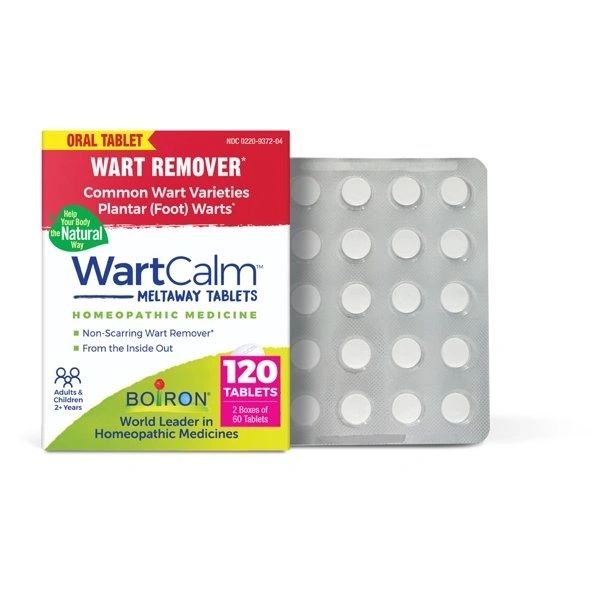 WartCalm, 60 Quick-Dissolving Tablets, Boiron