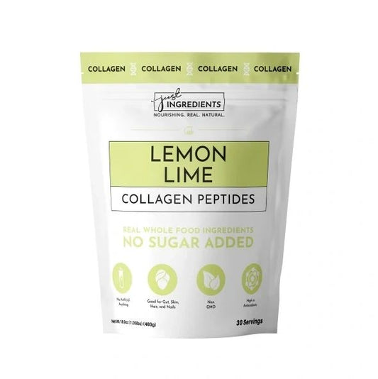 Lemon Lime Collagen Peptides, 30 Servings, 1.05lbs, Just Ingredients