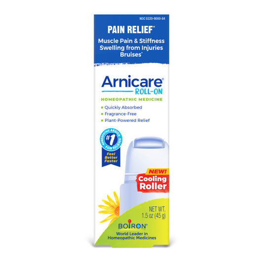 Arnicare Roll-On, Homeopathic Medicine for Pain Relief, 2.79 oz., Boiron