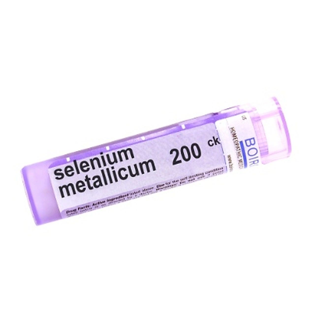 Selenium metallicum 200CK, Homeopathic Medicine for Juvenile Acne with Blackheads, Boiron, 80 Pills (Pill Size #40)