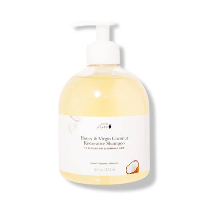 Honey & Virgin Coconut Restorative Shampoo, 16oz, 100% Pure