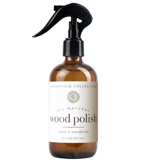 Wood Polish, Clean + Condition, 8oz, Rowe Casa Organics