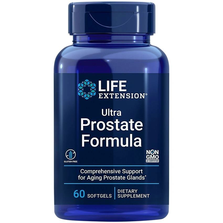 Ultra Prostate Formula, Comprehensive Support for Aging Prostate Glands, 60 Softgels, Life Extension