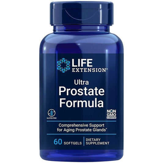 Ultra Prostate Formula, Comprehensive Support for Aging Prostate Glands, 60 Softgels, Life Extension